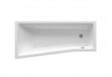 Badewanne Ravak BeHappy II 160x75 cm, rechts, Acryl- - weiß 
