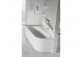 Eck-badewanne rechts Ravak Chrome 160x105 cm Acryl-, snowwhite