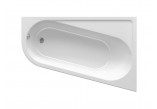 Eck-badewanne Ravak Chrome 170x105 cm, Version links, Acryl- - weiß