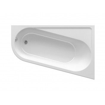 Eck-badewanne Ravak Chrome 170x105 cm, Version links, Acryl- - weiß