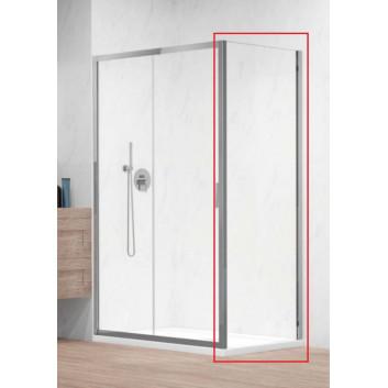 Tür Dusch- Radaway Alienta DWJ+S 100 cm - Glas transparent, profil Chrom