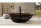 Badewanne freistehend Besco Assos B&W, 160x70cm, schwarz/weiß