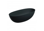 Badewanne freistehend 148x75cm, Omnires Shell M+, weiß Glanz