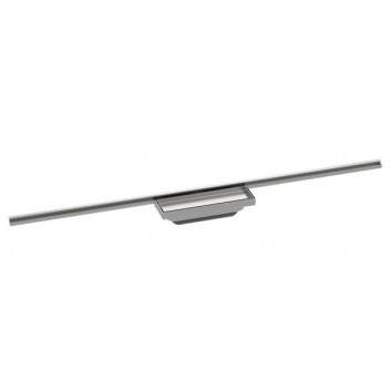 Außenelement odpływu liniowego Hansgrohe RainDrain Flex 800 z możliwością przycięcia, montaż zur Wandmontage, Finish Edelstahl szczotkowana 