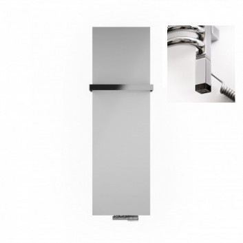Grzejnik elektryczny Terma Case Slim 42x181 cm z lustrem, z zewnętrzną grzałką ONE - Farbe RAL i Farbey specjalne