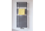 Grzejnik Zehnder Charleston Bar 149,2 x 48,5 cm, wersja 2-mit Säule, z verchromt uchwytem für Handtücher - weiß