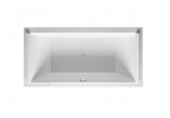 Badewanne mit Hydromassage 150x75cm, Duravit Qatego, Combi-System P - Weiß