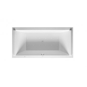 Badewanne mit Hydromassage 150x75cm, Duravit Qatego, Combi-System P - Weiß