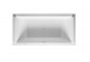 Badewanne mit Hydromassage 150x75cm, Duravit Qatego, Combi-System P - Weiß