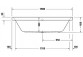 Badewanne mit Hydromassage Duravit Starck 200x100 cm, wariant hydromasażu Air-System - weiß