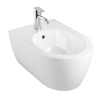 Becken WC Geberit iCon 53x36 cm, bez kołnierza, spłukiwanie wirowe mit WC-Sitz mit Softclosing - weiß