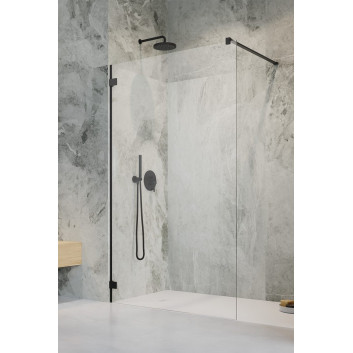 Duschkabine Radaway Essenza Pro 8 Gold Walk-in 120, Glas transparent, profil golden