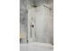 Duschkabine Radaway Essenza Pro 8 Gold Walk-in 120, Glas transparent, profil golden