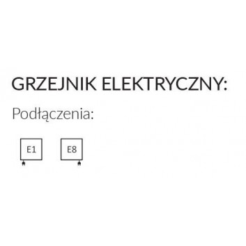Grzejnik elektryczny Terma Warp S 111x50 cm z grzałką MOA Bluetoth - Farbe RAL i Farbey specjalne