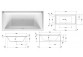 Badewanne mit Hydromassage Duravit Happy D.2 190x90 cm, wariant hydromasażu Air-System - weiß