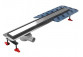 Ablaufrinne Wiper New Premium Revers mit Flansch, 80 cm, Ablaufgarnitur drop 35 - szlif