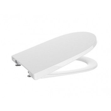 Wc-sitz mit Softclosing Compacto Roca Ona, Supralit, weiß