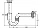 Ablaufgarnitur rurowy für Bidet Viega - Chrom