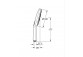 Handbrause Grohe Rainshower Aqua Stick 1-strumieniowa - rostfreier Stahl