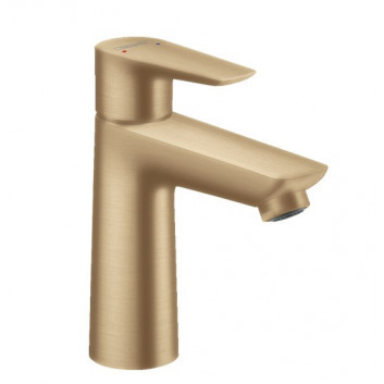 Waschtischarmatur Hansgrohe Talis E 110, Höhe 162mm, mit Zugstange i kompletem odpływowym, schwarz gebürstetes Chrom