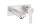 Wannenbatterie Grohe Lineare mit 4 Anschlüssen - brushed hard graphite