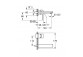 Wannenbatterie Grohe Lineare mit 4 Anschlüssen - brushed hard graphite