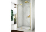 Seitenwand 200x80 cm, SanSwiss Cadura - Glas transparent/golden