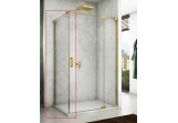 Wand Dusch- Ronal Cadura CAT1 (montaż 90º przy magnesie), 75x200 cm - Glas transparent, profil golden
