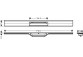 Außenelement Hansgrohe RainDrain Flex odpływu liniowego 1200 z możliwością przycięcia, montaż zur Wandmontage - gebürstetes Bronze