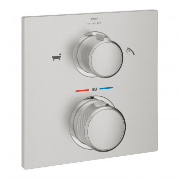 Thermostatisch Wannenbatterie Grohe Allure, Unterputz, 2 wyjścia wody, brushed warm sunset