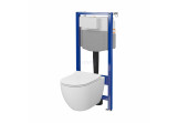 Set Cersanit SET C250: Gestell Aqua 50 MECH QF + Wand-WC Zen By Cersanit Cleanon mit WC-Sitz mit Softclosing