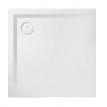 Duschwanne quadratisch Sanplast B-M/SPACE S 90x90x1,5 biew, odlew mineral - weiß