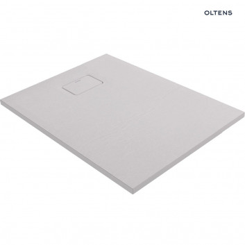 Oltens Bergytan Duschwanne rechteckig 100x80 cm RockSurface - schwarz 