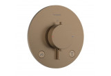 Armatur thermostatisch Hansgrohe Ecostat Comfort S, do 2 odbiorników, Unterputz - gebürstetes Bronze