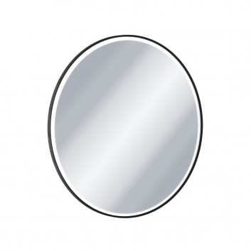 Spiegel rechteckig Excellent Revia, hängend, 100x50cm, schwarz matt