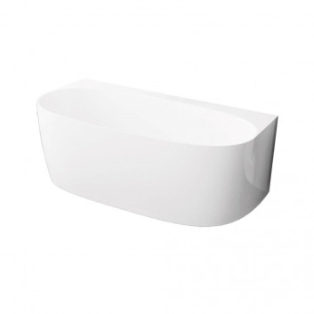 Becken wc hängend Emporia Nox 49×37 cm, bezrantową, mit Sitz mit Softclosing Slim - weiß Glanz