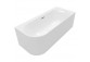 Badewanne zur Wandmontage 180x80 , Villeroy&Boch Loop&Friends - Weiss Alpin