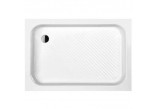 Duschwanne rechteckig Sanplast Classic B/CL, 80x100x15+STB, weiß EW