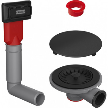 Set Ablauf- 3 1/2'' mit Ventil mimośrodkowym bez syfonu- sanitbuy.pl