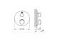 Unterputzarmatur Grohe Grohtherm SmartControl thermostatisch 3-Empfänger wody Farbe rostfreier Stahl