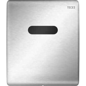 Spültaste TECEloop für Urinal mit Einsatz zaworową, Glas weiß, Betätigungstaste weiß