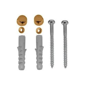 Set mocujący do muszli i bidetów stojących Kerasan Waldorf, brąz