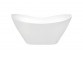 Asymmetrische badewanne Besco Mini 150x70 cm rechts weiß 
