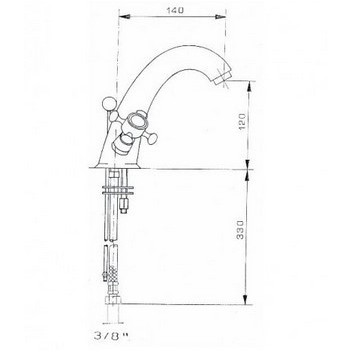 Waschtischarmatur Reitano Atea
