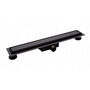 Ablaufrinne podłogowy Balneo Duplex Next Gold 90 cm, dwustronny, aus rostfreiem Stahl szczotkowanej, z niskim syfonem i głębokim osadnikiem - golden 