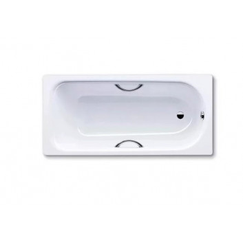 Stahl-badewanne Kaldewei Saniform Plus 362-1 160x70 cm, z powierzchnią uszlachetnioną - alpenweiß