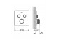 Armatur thermostatisch Grohtherm SmartControl do obsługi trzech wyjść wody - rostfreier Stahl