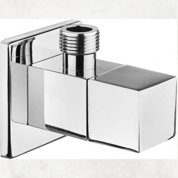 Zawór kątowy regulacyjny rund 1/2x3/8'' do Waschtischarmatur (Set 2 szt.) - Chrom