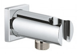 Kolanko Dusch- mit Griff Grohe Rainshower, brushed hard graphite
