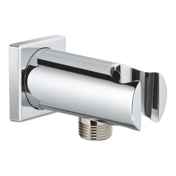 Kolanko Dusch- mit Griff Grohe Rainshower, brushed hard graphite